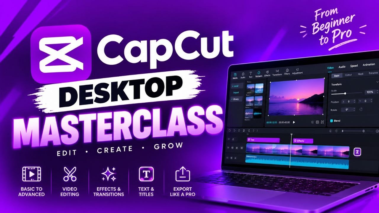 CAPCUT DESKTOP MASTERCLASS